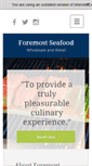 Mobile Screenshot of foremostseafood.com
